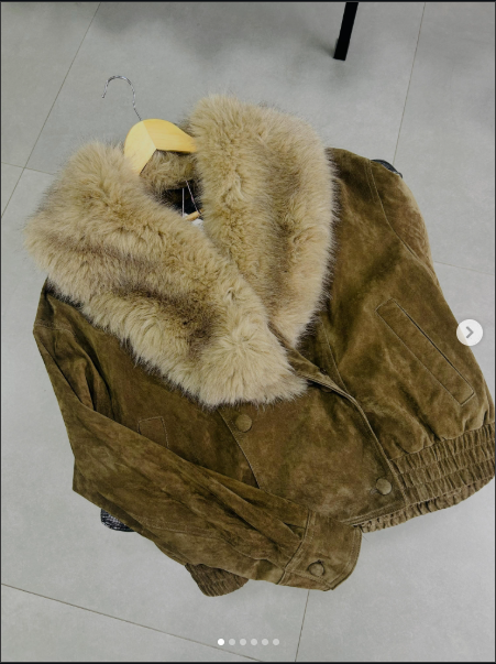 Suede Fur Jacket